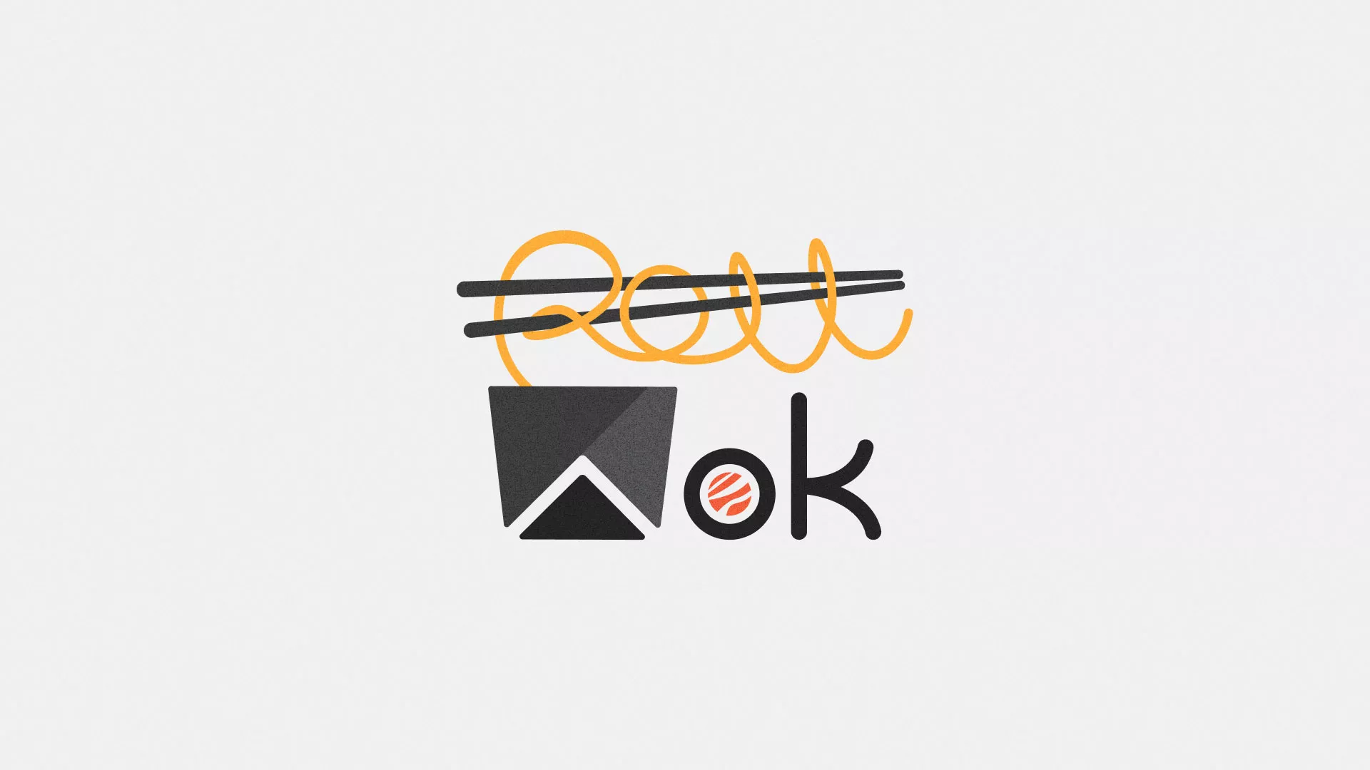 Разработка логотипа в Сосногорске для суши-бара «Roll Wok Club» Разработка логотипа в Сосногорске для суши-бара «Roll Wok Club»